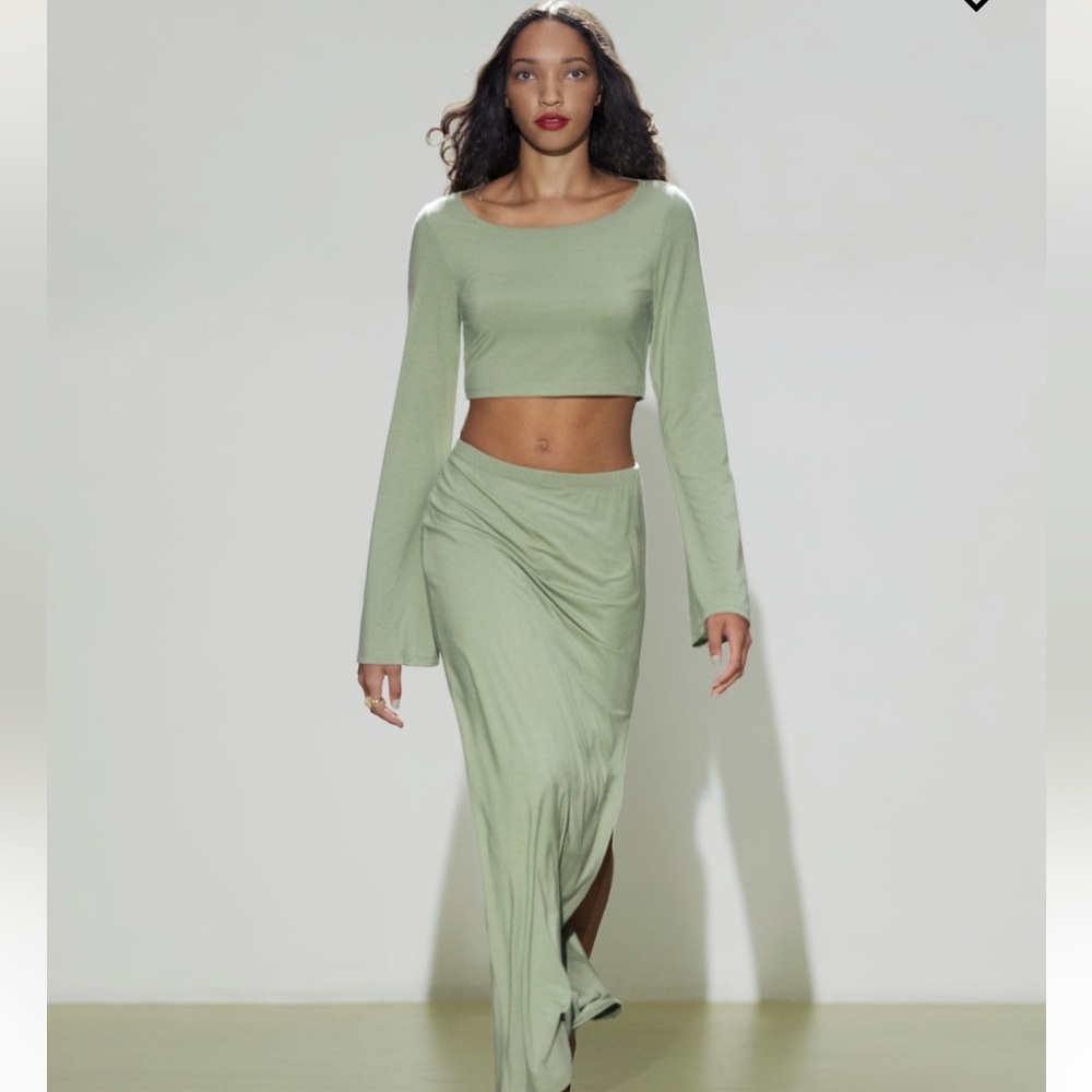 NET Reformation Gretchen Matching Set in sage